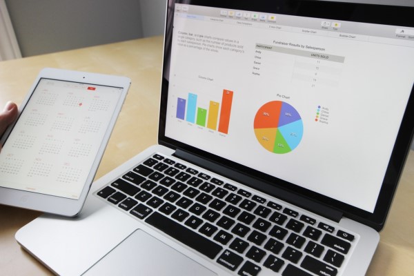 Image of the open laptop